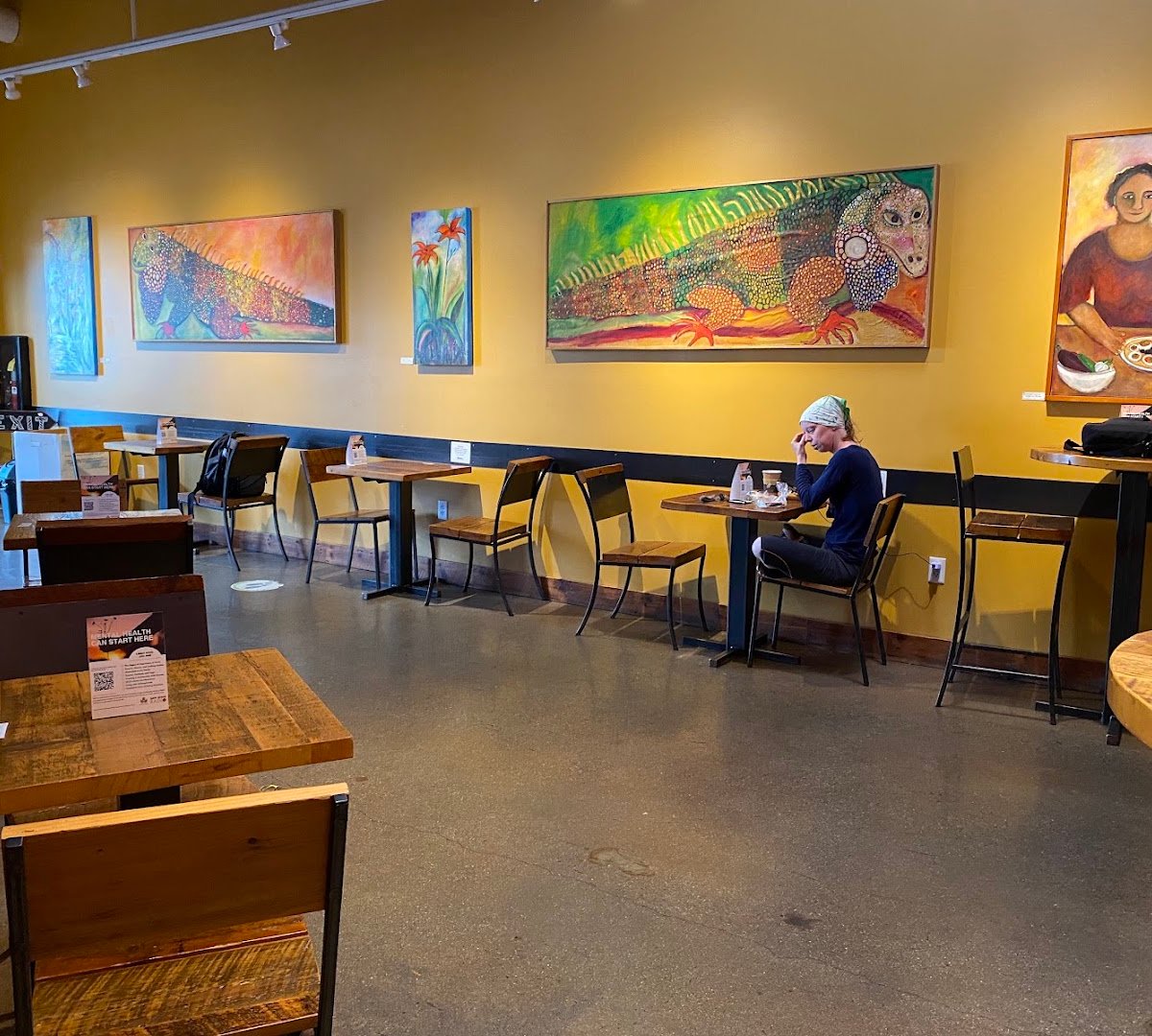 Interior of Coffee By Design, specialty coffee shop in Portland