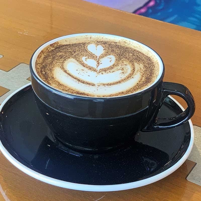 Coffee at Seven Seas Roasting Co. South Park, specialty coffee shop in San Diego