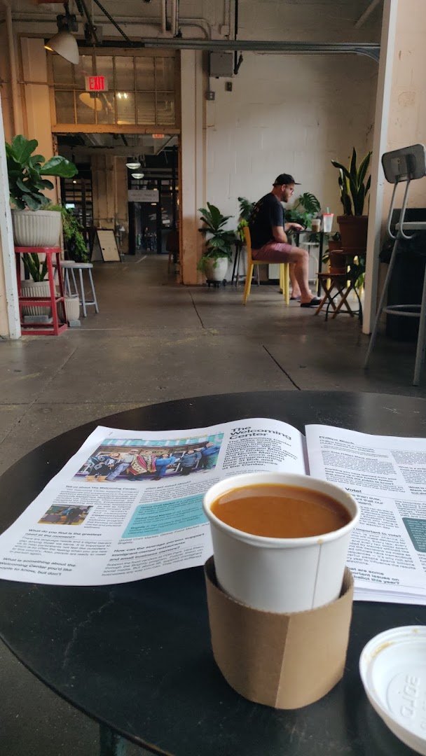 Interior of Two Persons, specialty coffee shop in Philadelphia