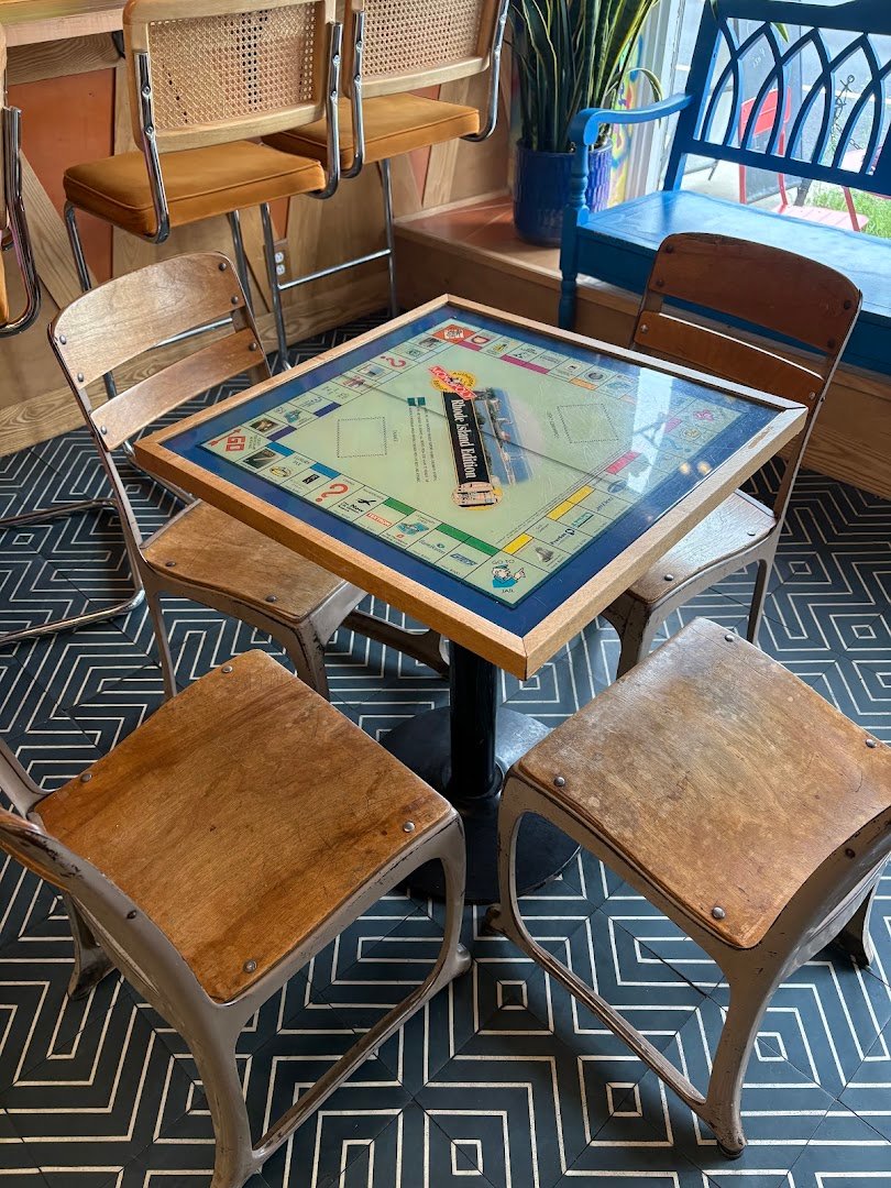 Interior of Cafe Zoey, specialty coffee shop in Providence