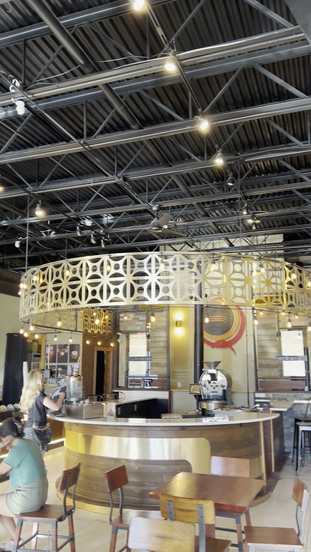 Interior of Qahwah House Coffee - Charlotte, specialty coffee shop in Charlotte