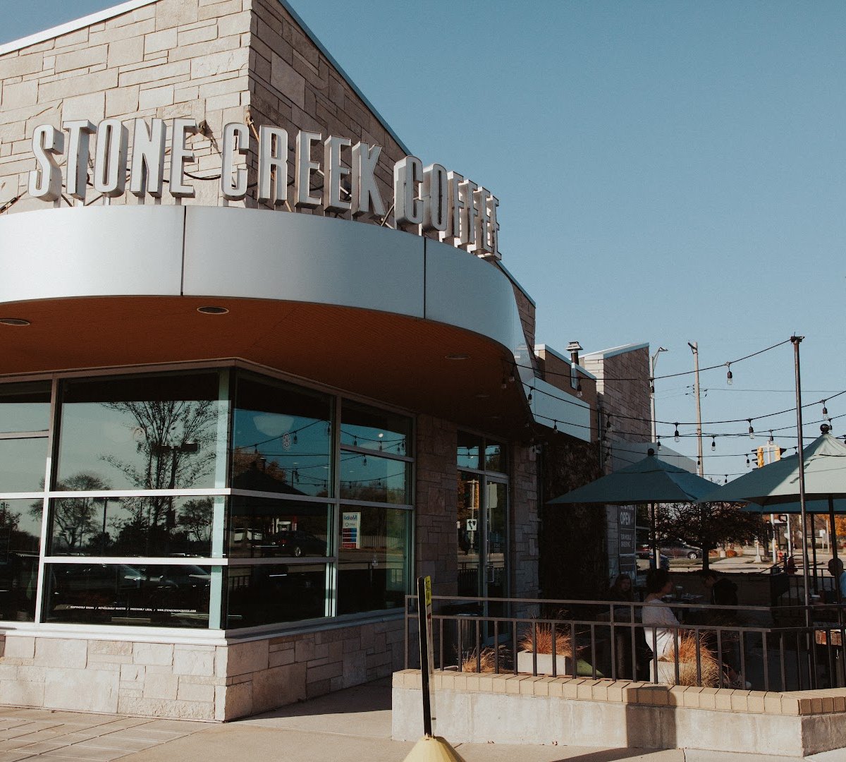 Storefront of Stone Creek Coffee - Glendale, specialty coffee shop in Milwaukee