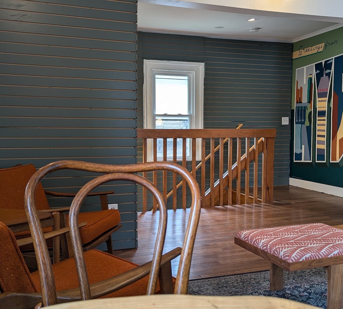 Interior of Hydra Coffeehouse, specialty coffee shop in Rochester