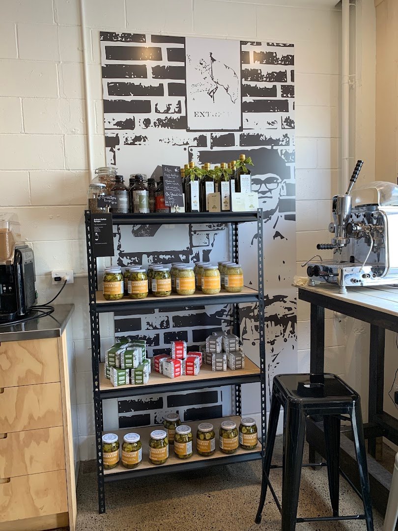 Interior of Karajoz Coffee Company, specialty coffee shop in Auckland
