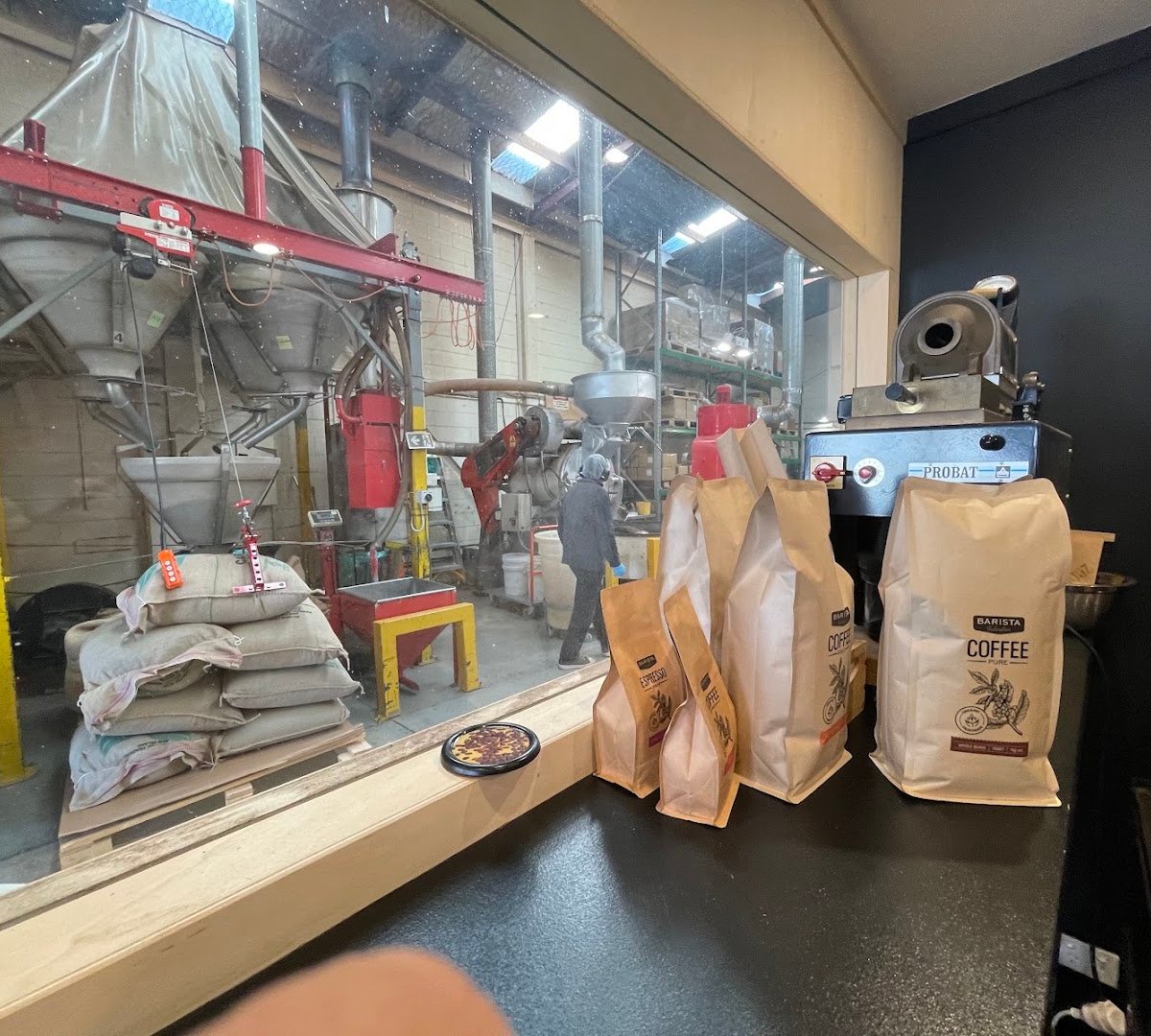 Interior of Karajoz Coffee Company, specialty coffee shop in Auckland