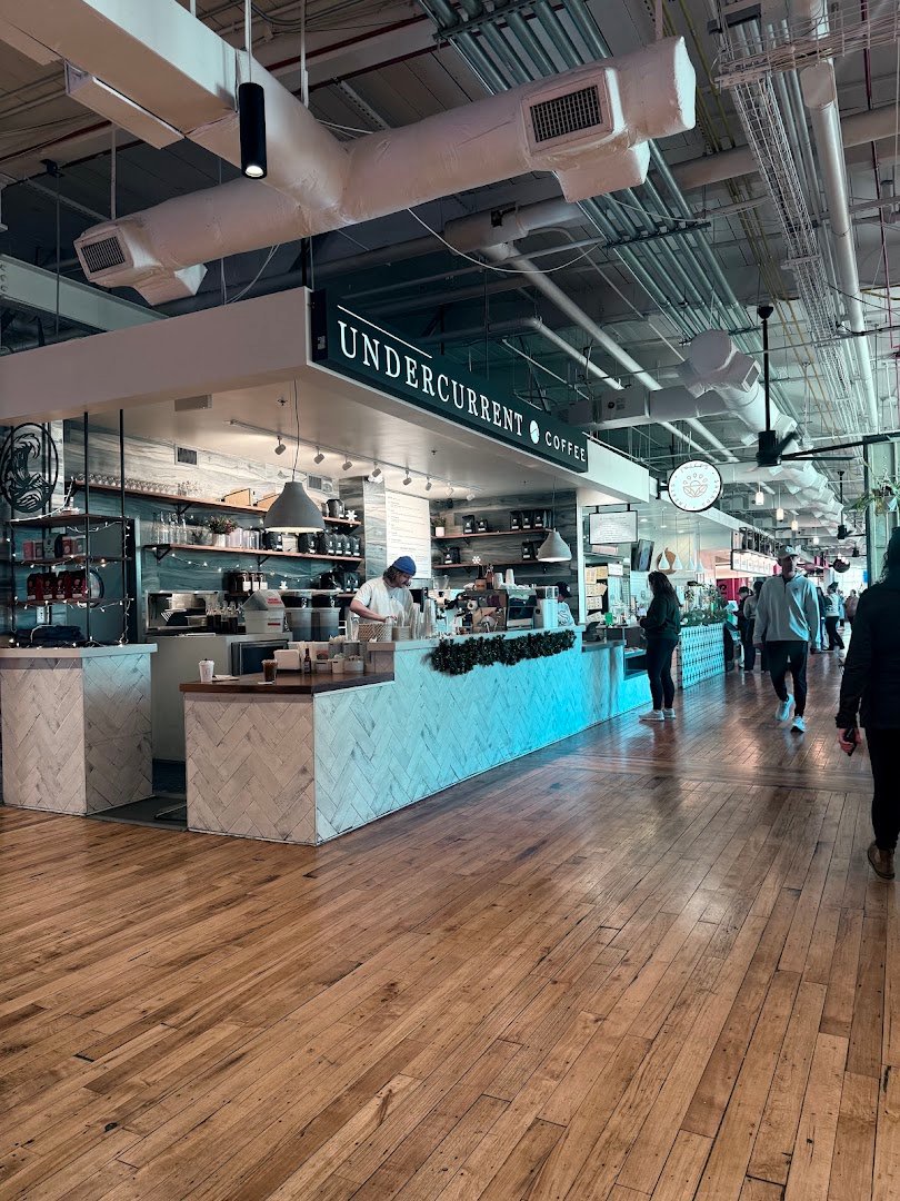 Interior of Undercurrent Coffee, specialty coffee shop in Charlotte