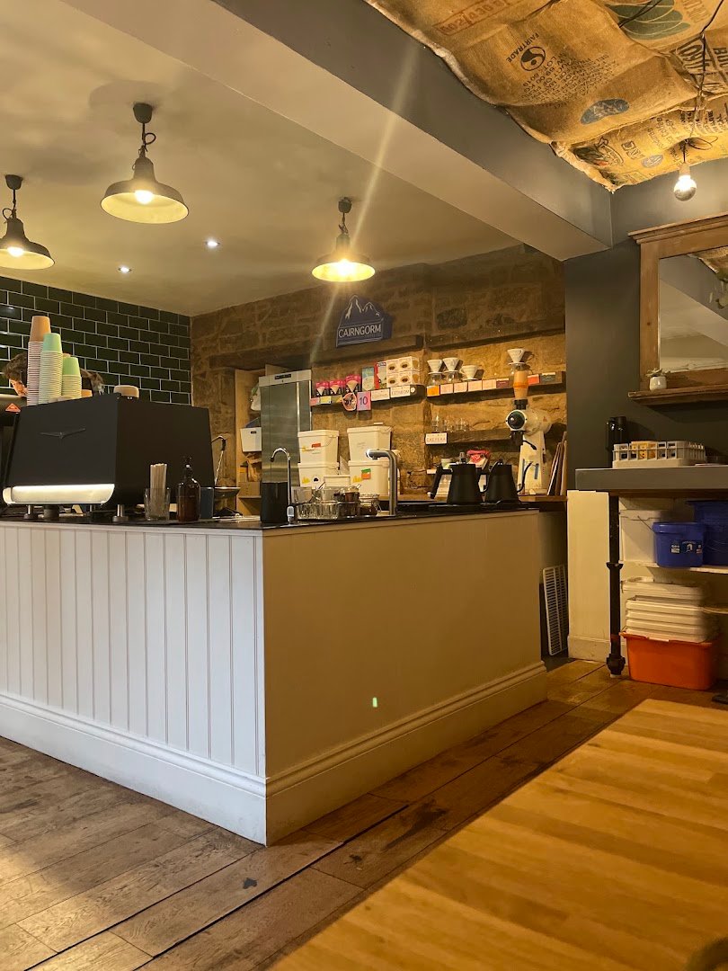 Interior of Cairngorm Coffee, specialty coffee shop in Edinburgh