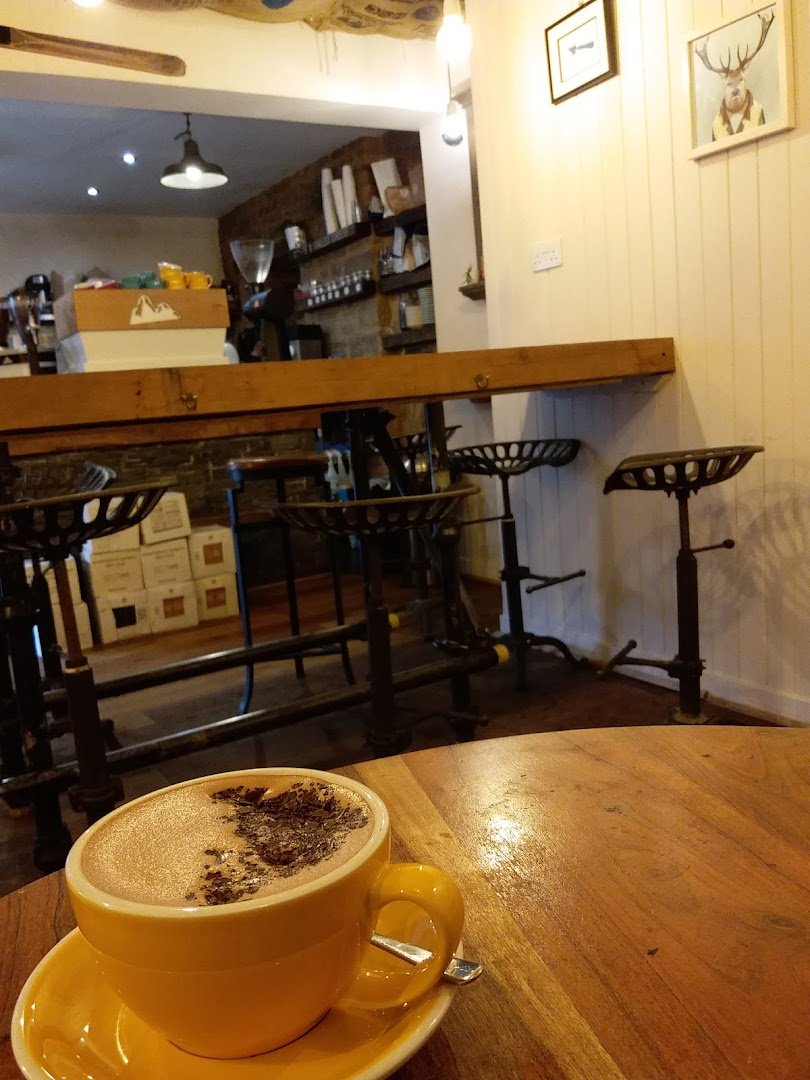 Interior of Cairngorm Coffee, specialty coffee shop in Edinburgh