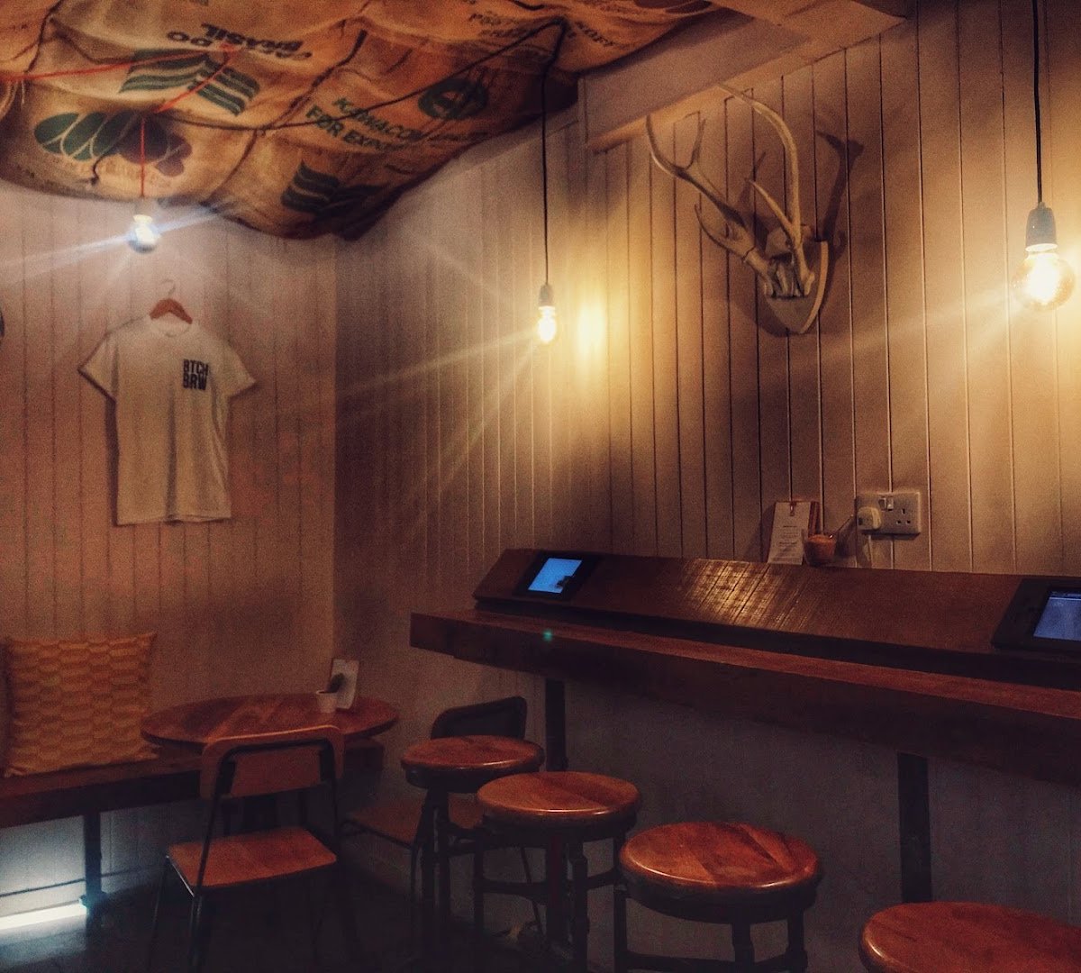 Interior of Cairngorm Coffee, specialty coffee shop in Edinburgh