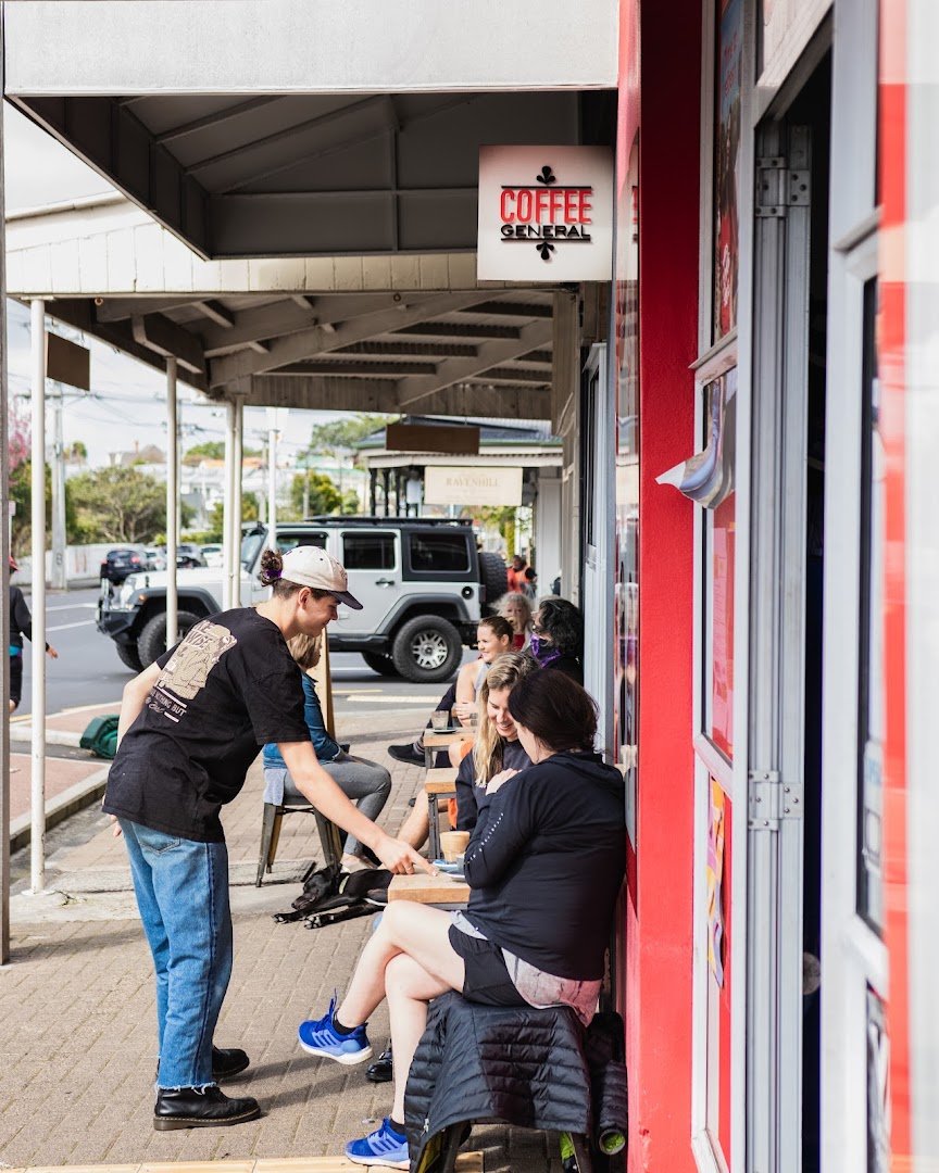 Storefront of Coffee General, specialty coffee shop in Auckland