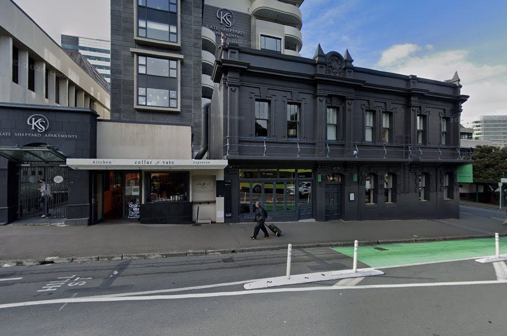 Storefront of Cellar-vate, specialty coffee shop in Wellington