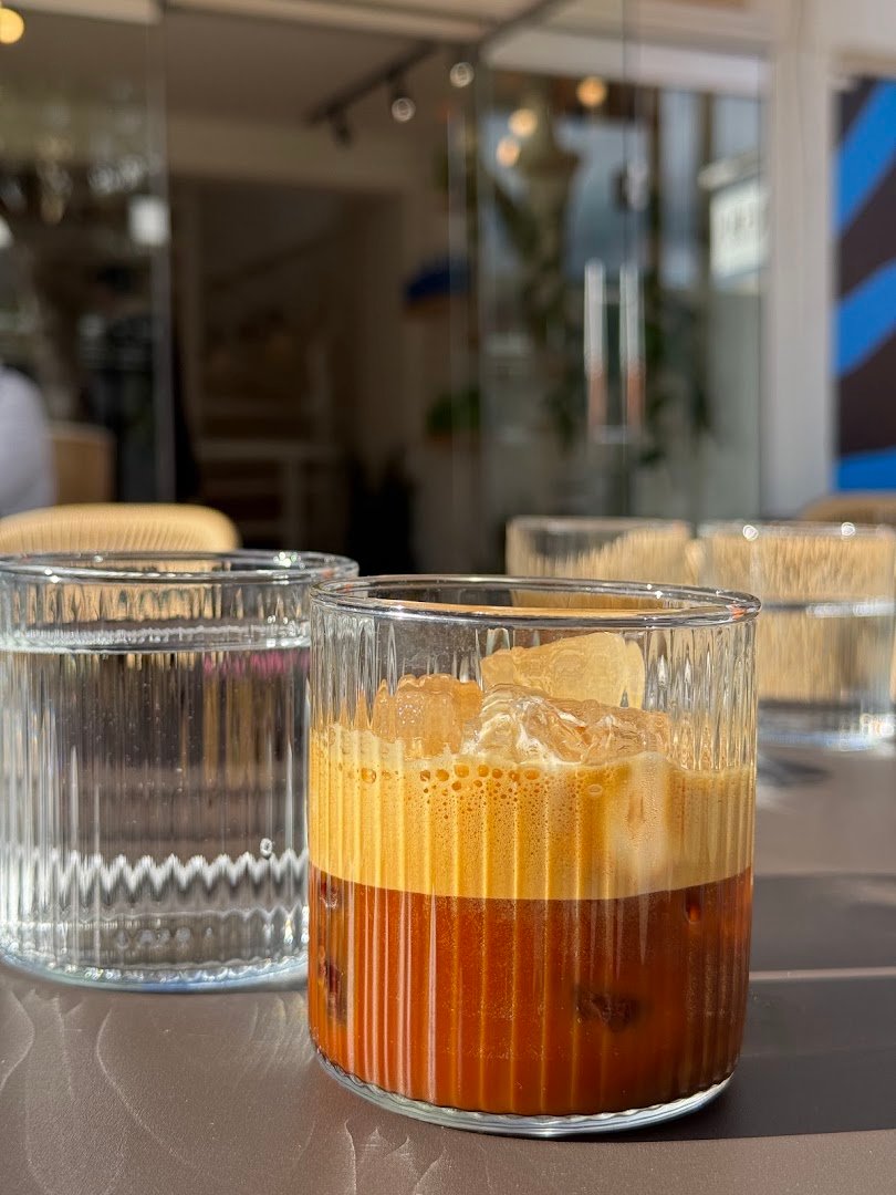Coffee at Zudi Coffee Co, specialty coffee shop in Athens