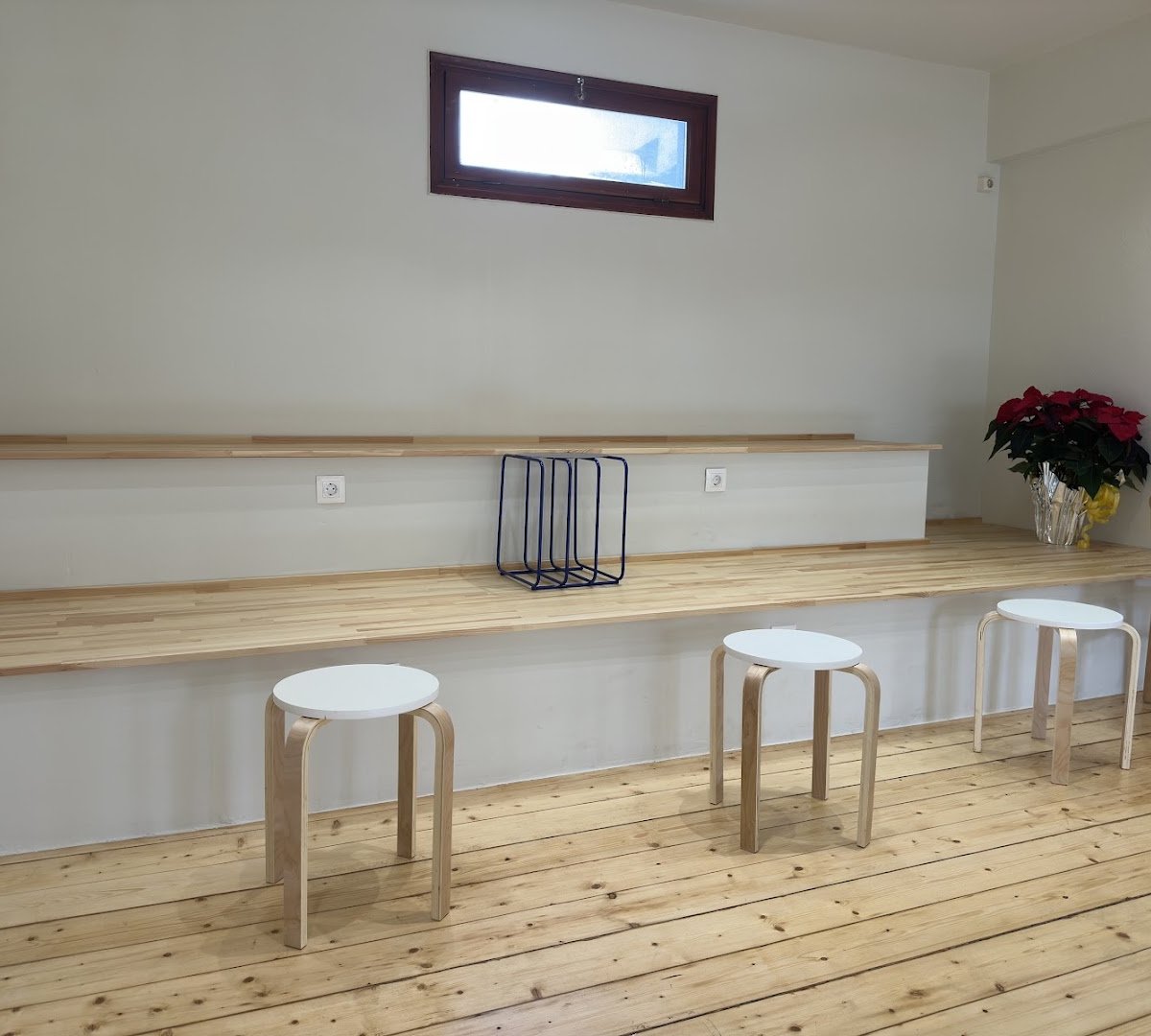 Interior of Zudi Coffee Co, specialty coffee shop in Athens