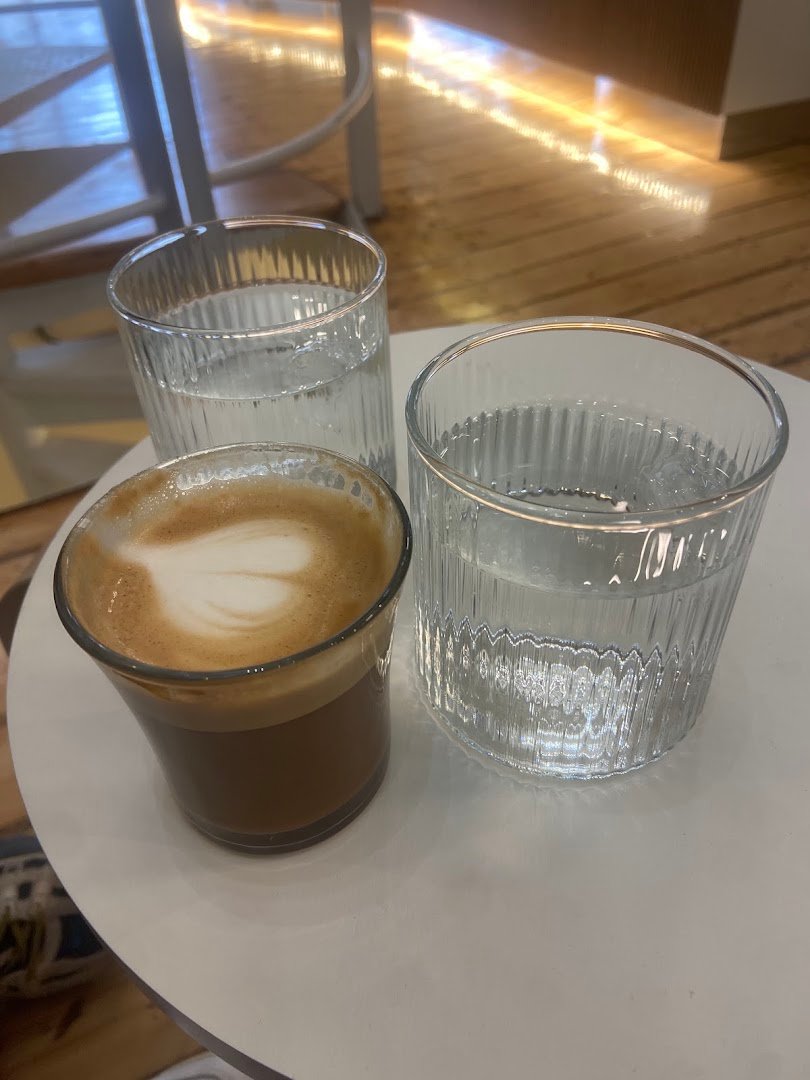 Coffee at Zudi Coffee Co, specialty coffee shop in Athens