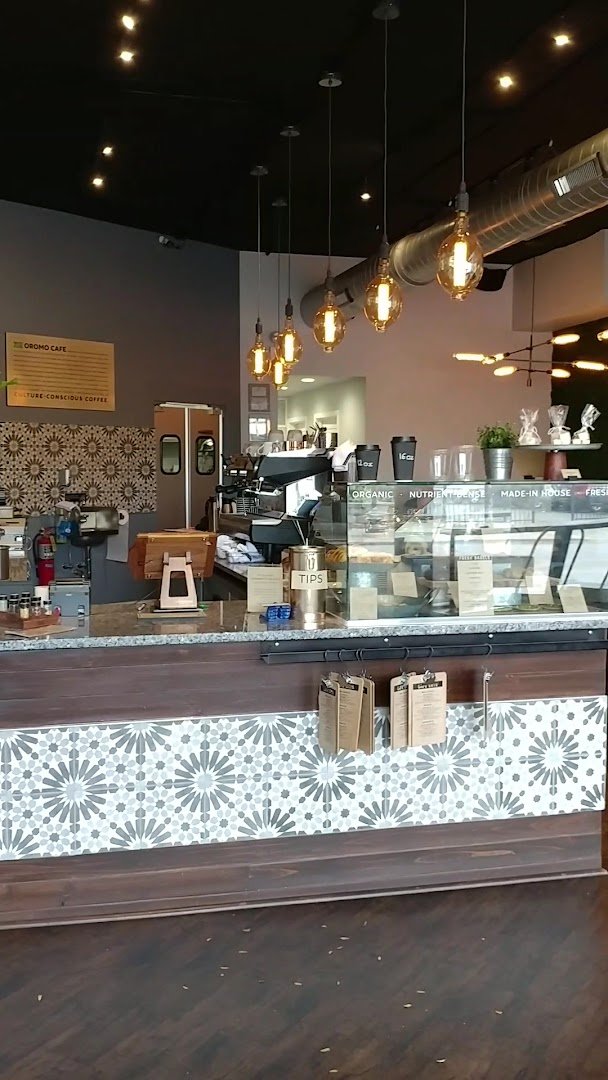 Oromo Cafe Lincoln Square specialty coffee shop in Chicago - photo 8