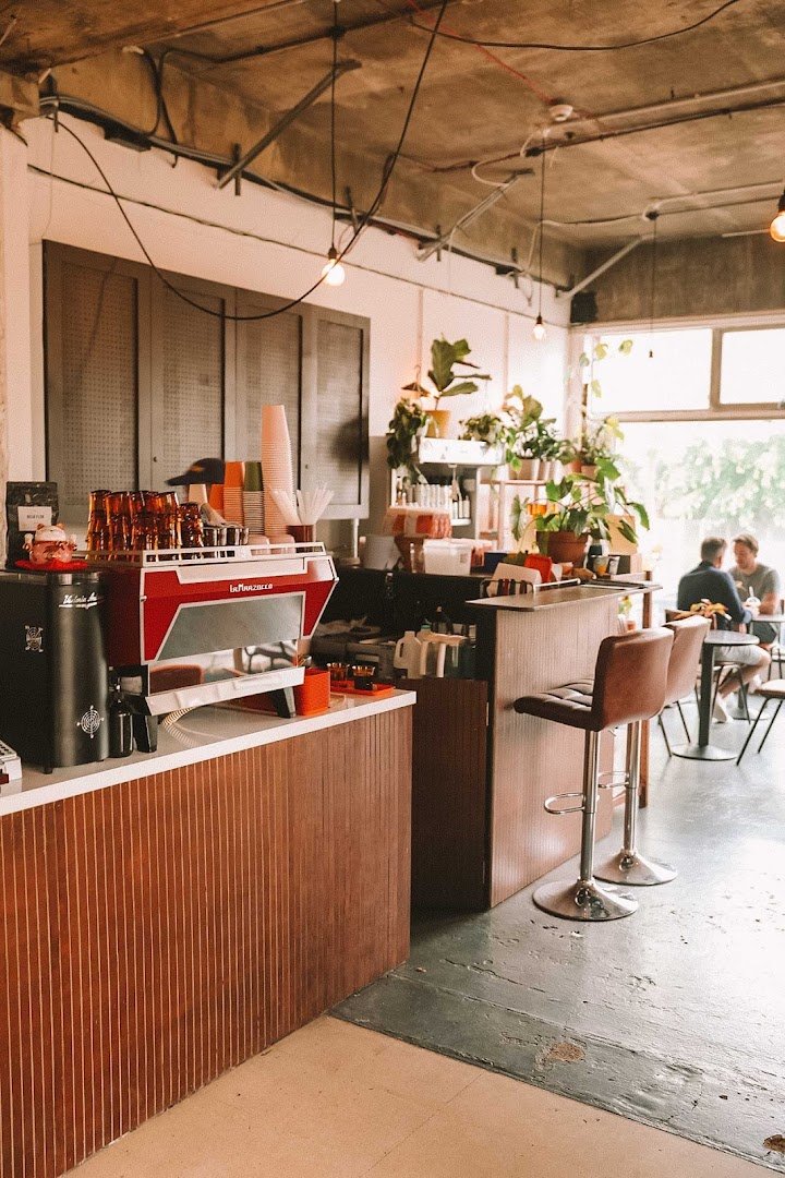Interior of Batch Baby, specialty coffee shop in London