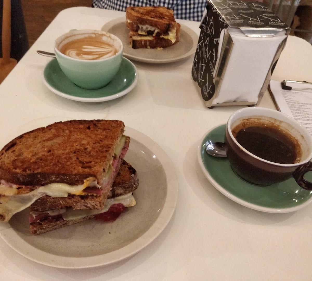 Food at North Tea Power, specialty coffee shop in Manchester
