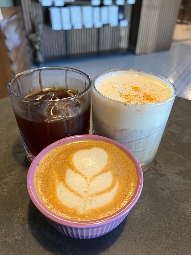 Coffee at NoFi slow bar, specialty coffee shop in San Antonio