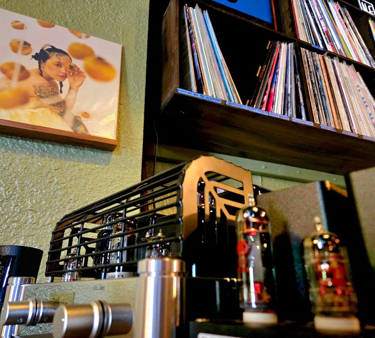 Interior of NoFi slow bar, specialty coffee shop in San Antonio