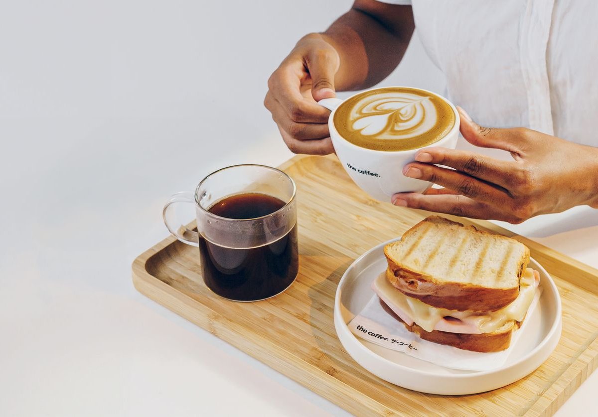 Coffee at The Coffee Roma Sur, specialty coffee shop in Mexico City