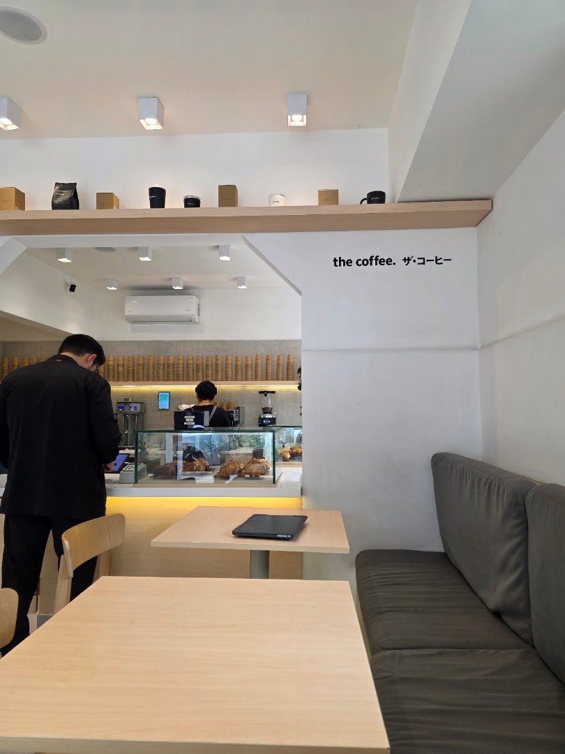 Interior of The Coffee Roma Sur, specialty coffee shop in Mexico City