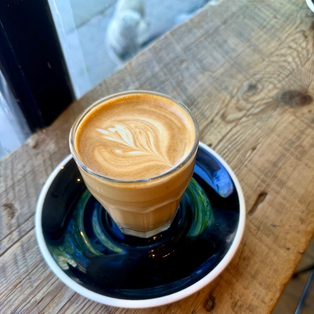 Coffee at Café de' Mercanti, specialty coffee shop in Montreal