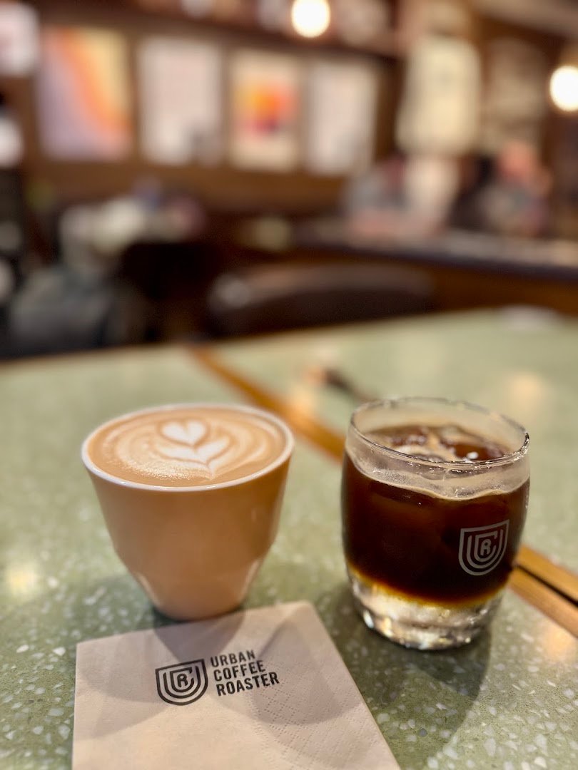 Coffee at Urban Coffee Roaster, specialty coffee shop in Hong Kong