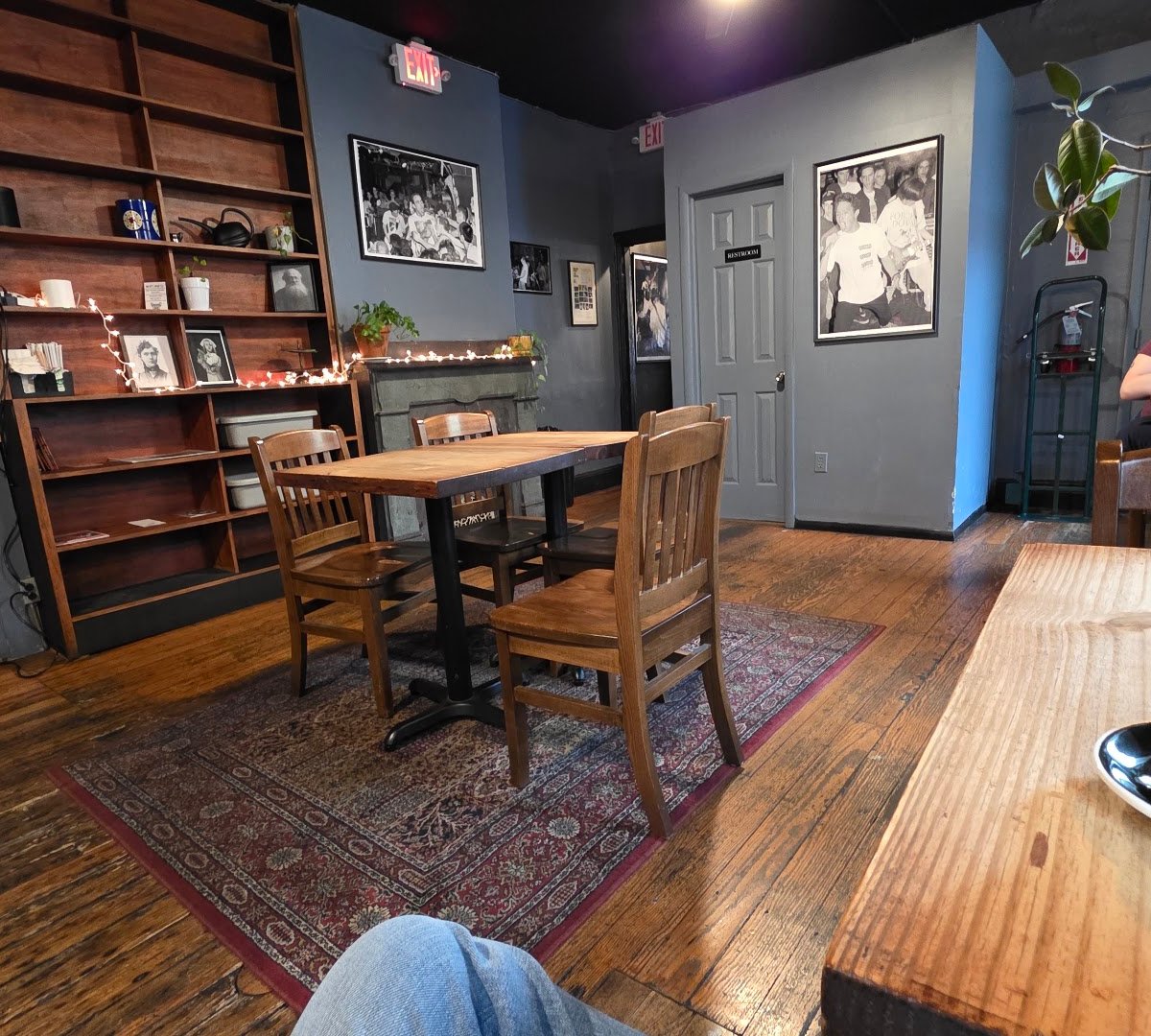 Interior of Grindcore House, specialty coffee shop in Philadelphia