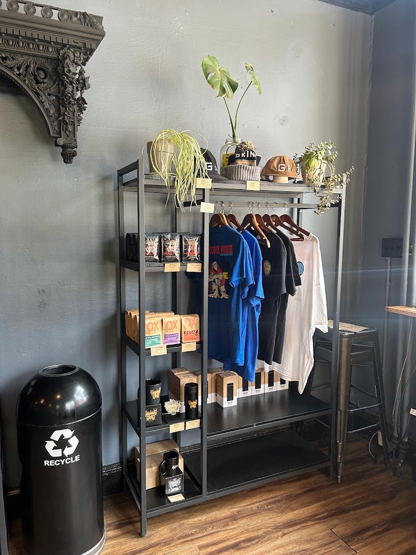 Interior of Grindcore House, specialty coffee shop in Philadelphia