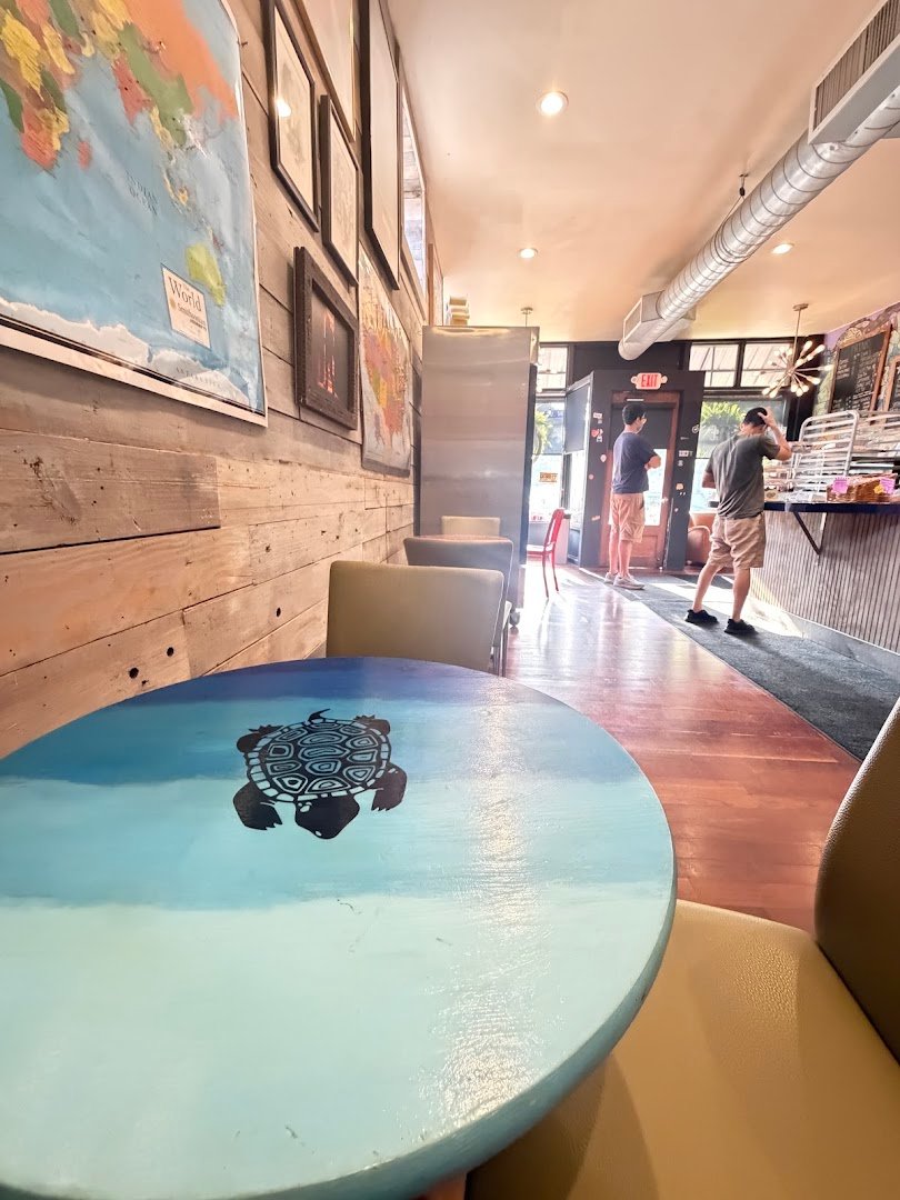 Interior of Terrapin Bakery, specialty coffee shop in Cleveland