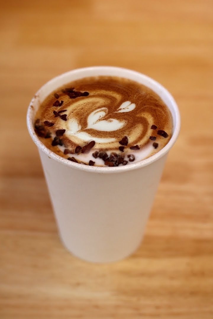 Coffee at Dahlia Coffee Co, specialty coffee shop in Cleveland