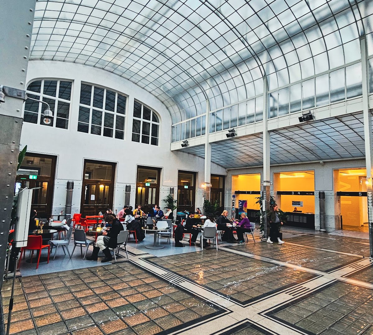Interior of Café Exchange, specialty coffee shop in Vienna