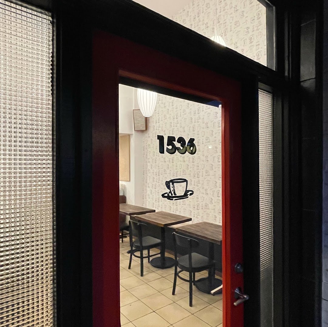 Interior of SIGNAL Coffee Roasters, specialty coffee shop in Oakland