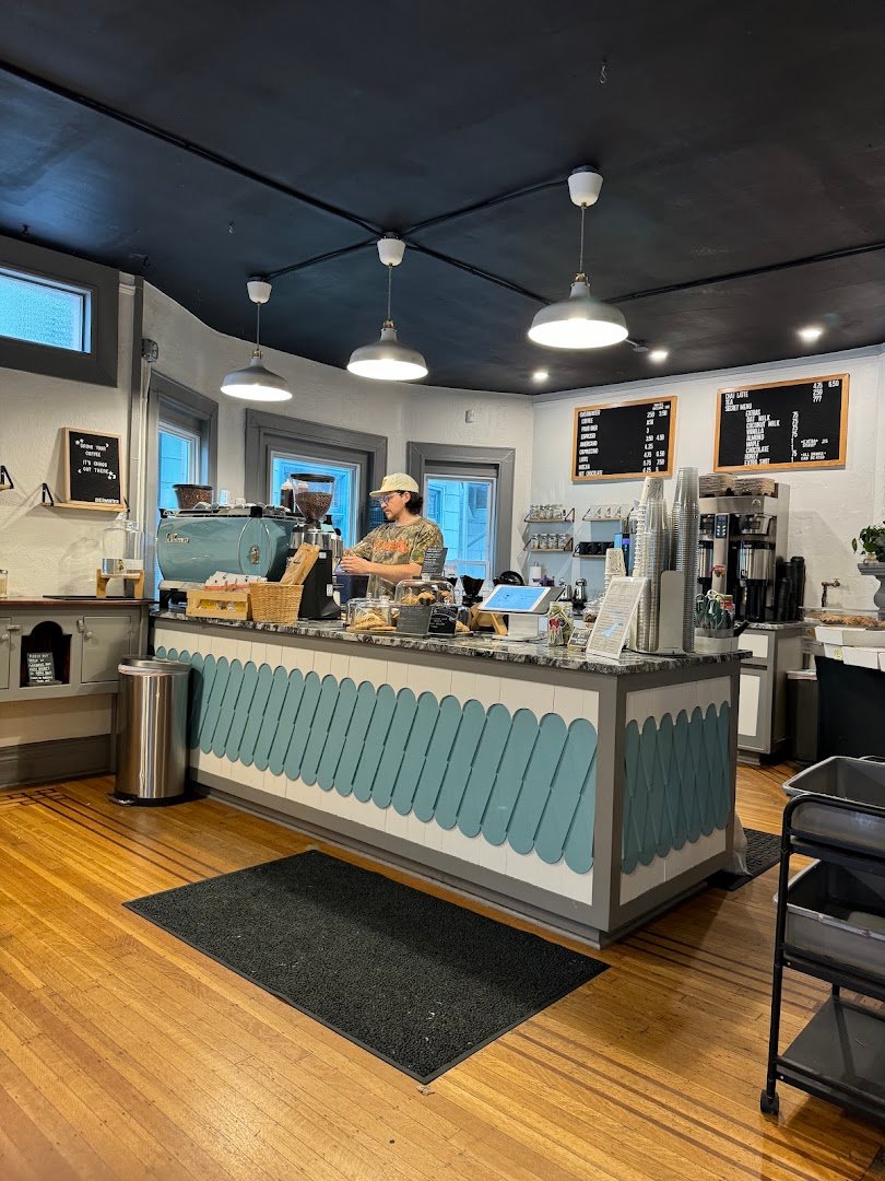 Interior of Overwinter Coffee - Elmwood Village, specialty coffee shop in Buffalo