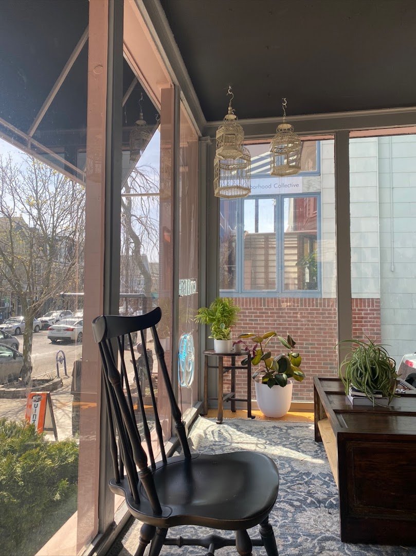 Interior of Overwinter Coffee - Elmwood Village, specialty coffee shop in Buffalo