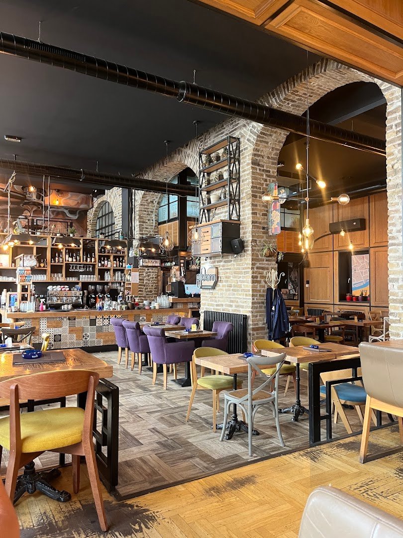 Interior of Loft Factory, Coffee & Food Bar, specialty coffee shop in Novi Sad
