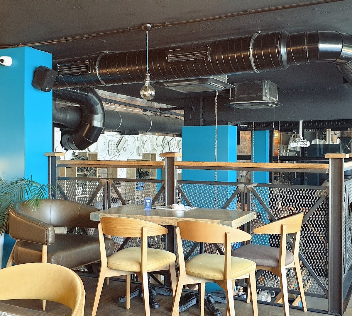 Interior of Loft Factory, Coffee & Food Bar, specialty coffee shop in Novi Sad
