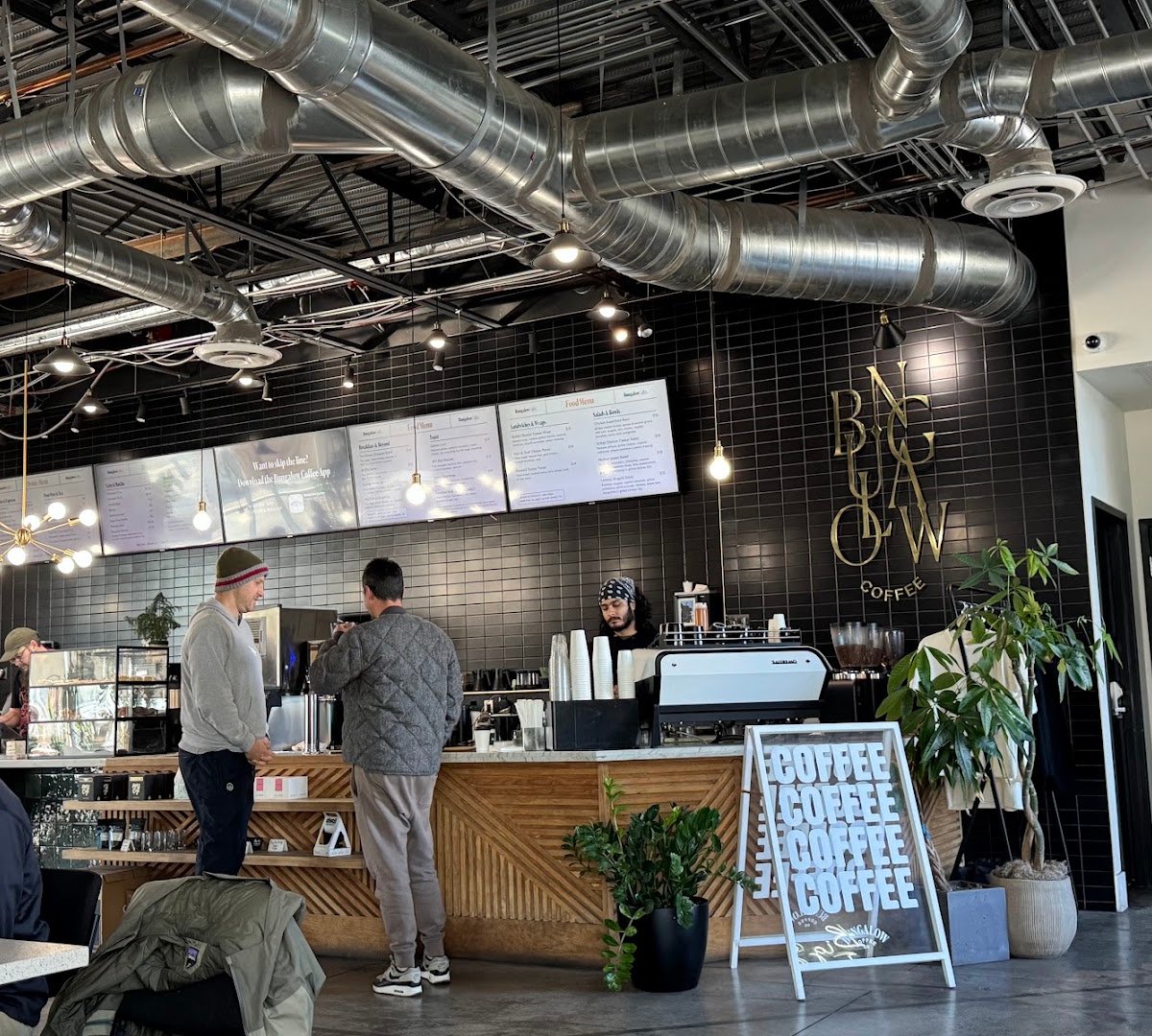 Interior of Bungalow Coffee Co, specialty coffee shop in Las Vegas