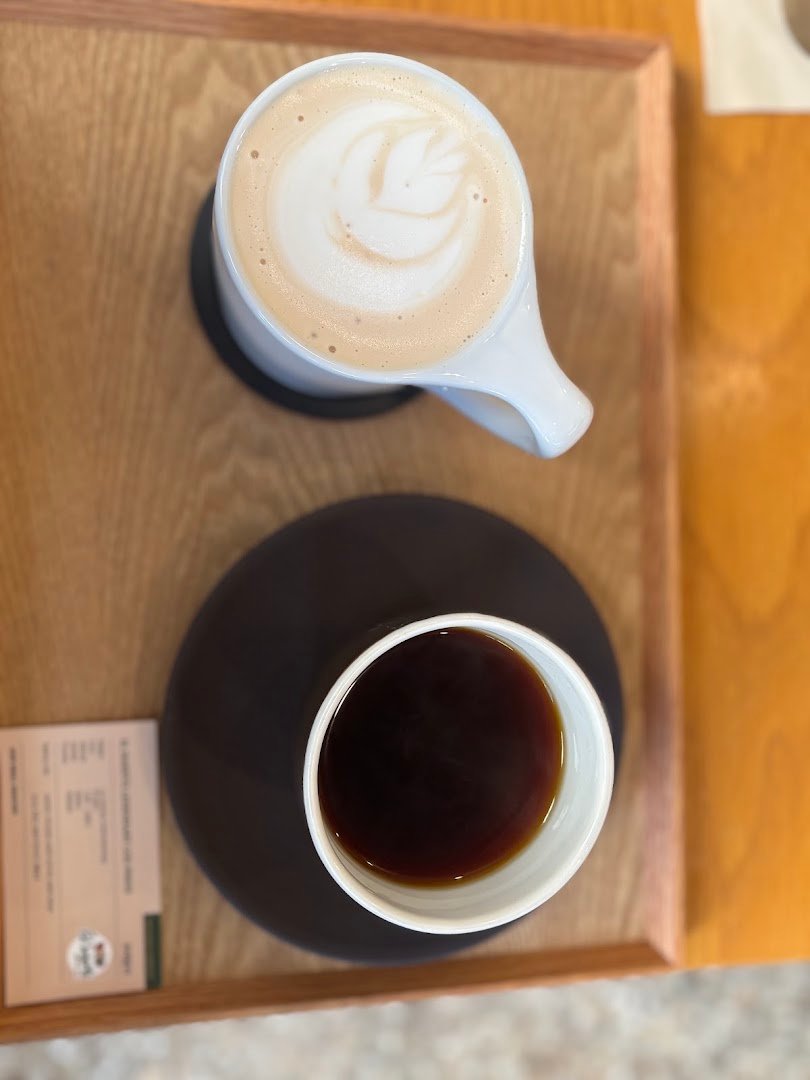 Coffee at John Small Roastery, specialty coffee shop in Seoul