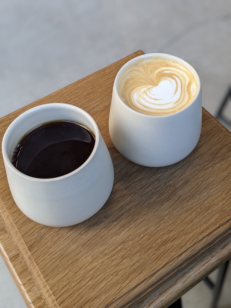 Coffee at Leaves Coffee Roasters, specialty coffee shop in Tokyo