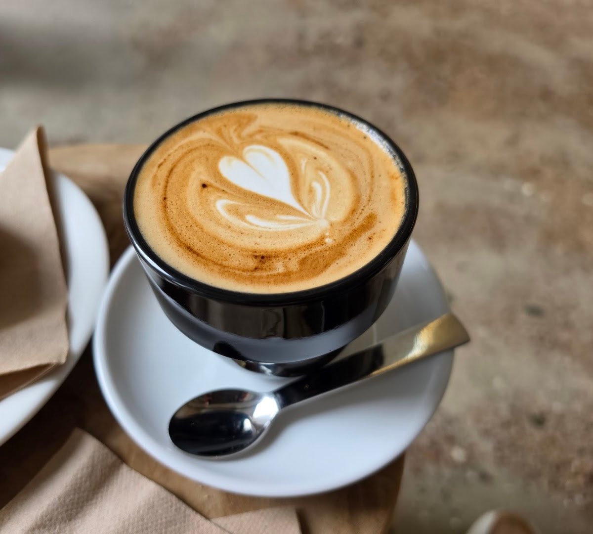 Coffee at Maeve Coffee Roasters, specialty coffee shop in Auckland