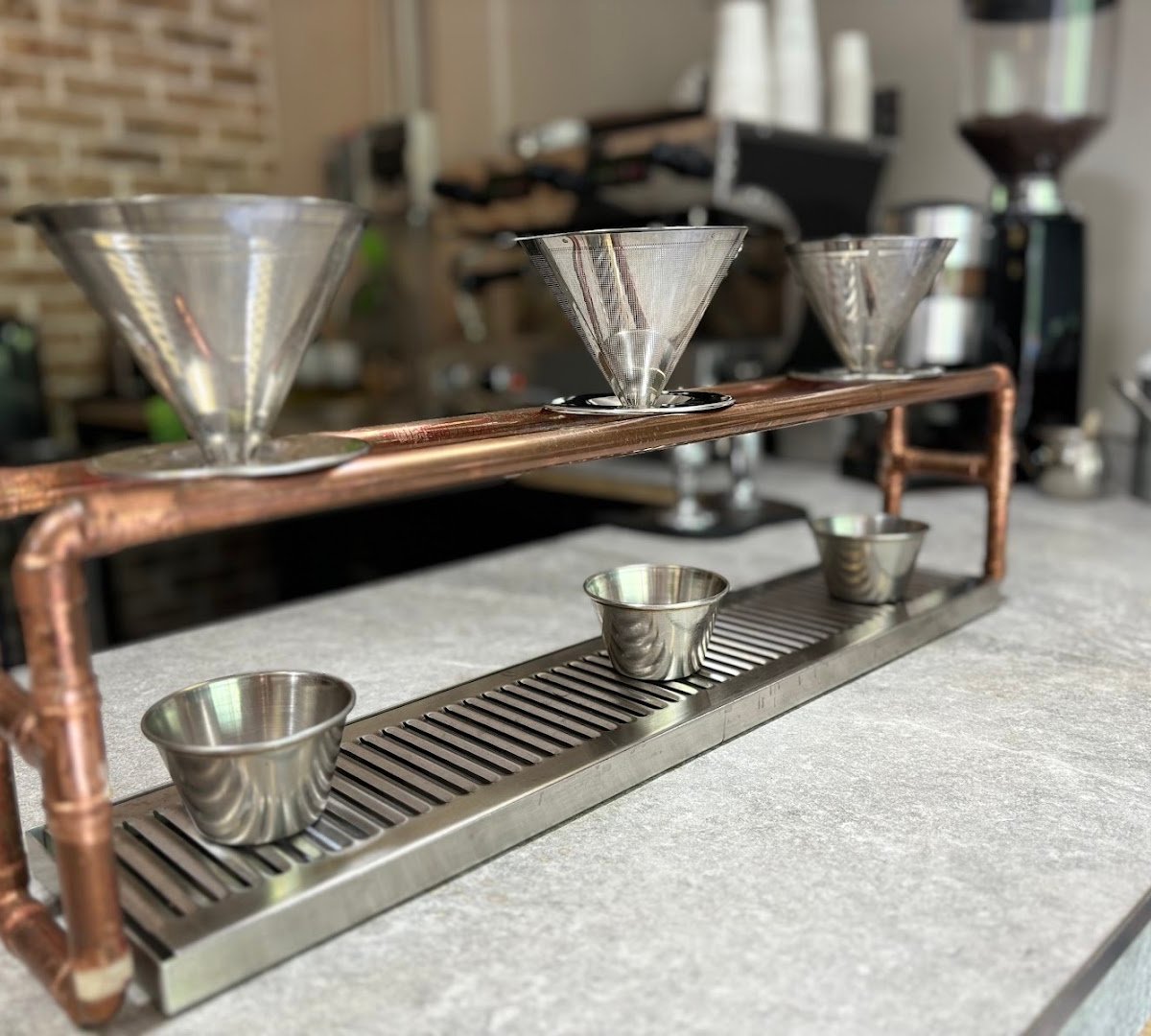 Interior of Sonoma café, specialty coffee shop in Mexico City