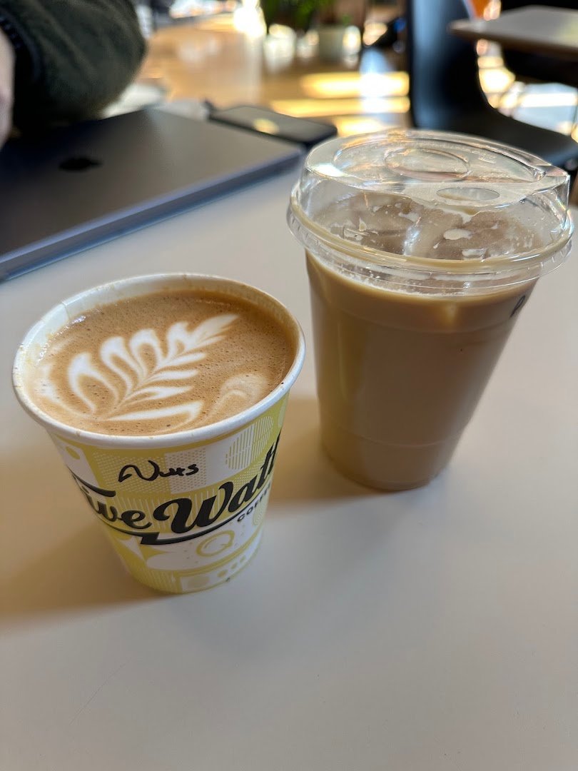 Coffee at Five Watt Coffee, Lyndale, specialty coffee shop in Minneapolis