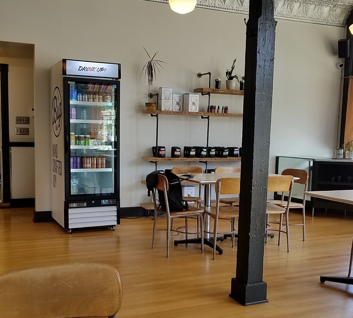 Interior of Five Watt Coffee, Lyndale, specialty coffee shop in Minneapolis