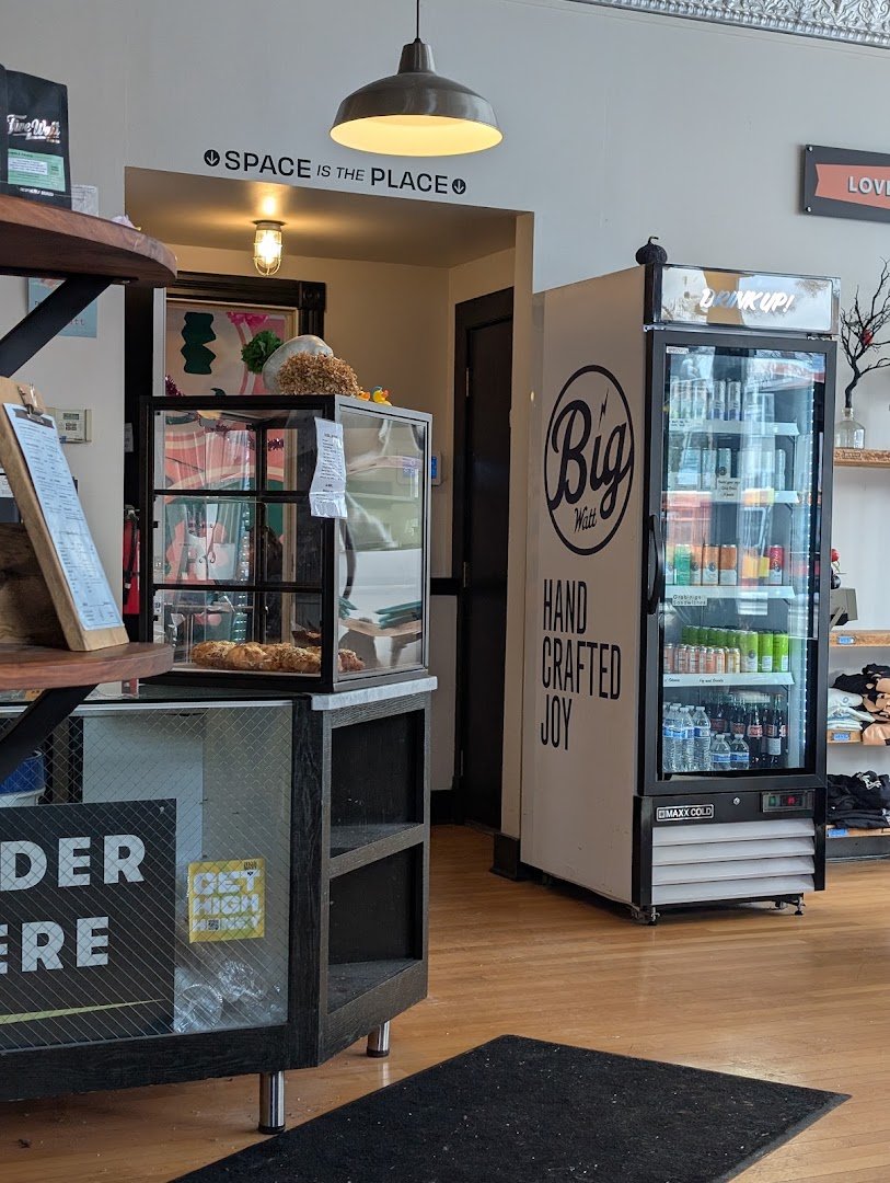 Interior of Five Watt Coffee, Lyndale, specialty coffee shop in Minneapolis