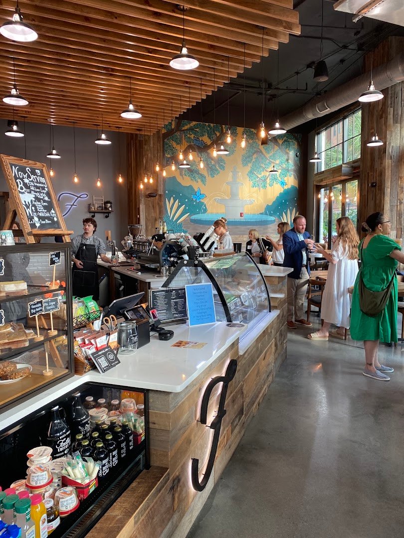 Interior of Foxtail Coffee - Riverside Savannah, specialty coffee shop in Savannah