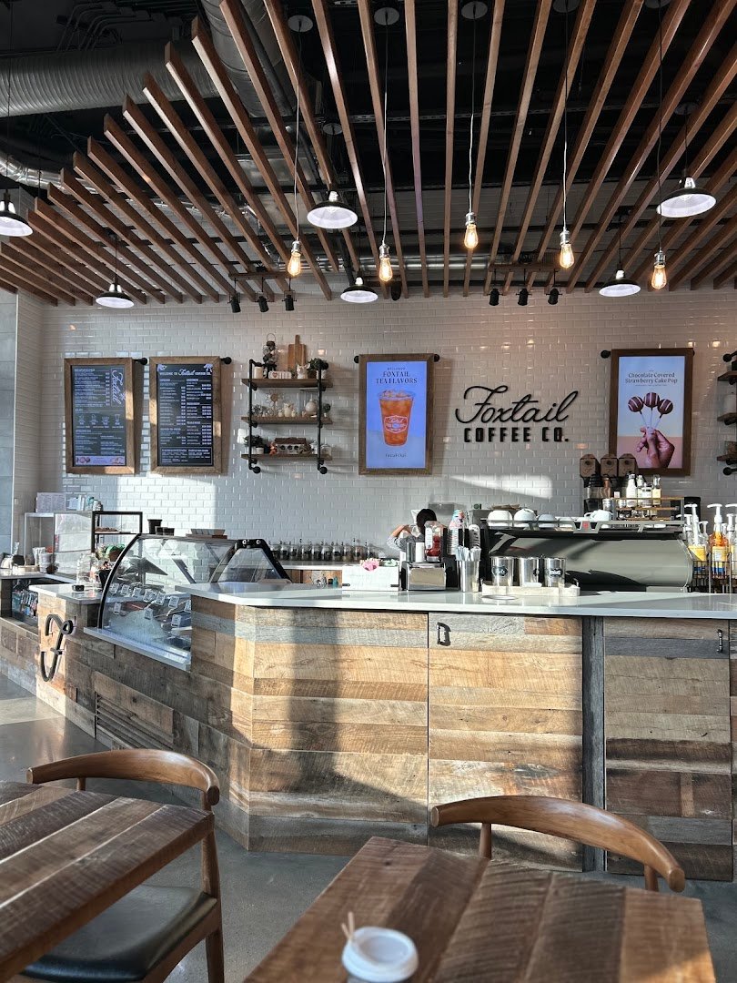 Interior of Foxtail Coffee - Riverside Savannah, specialty coffee shop in Savannah