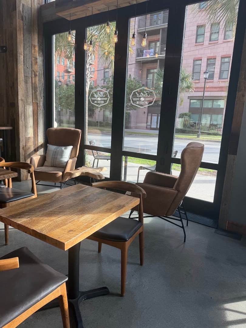 Interior of Foxtail Coffee - Riverside Savannah, specialty coffee shop in Savannah