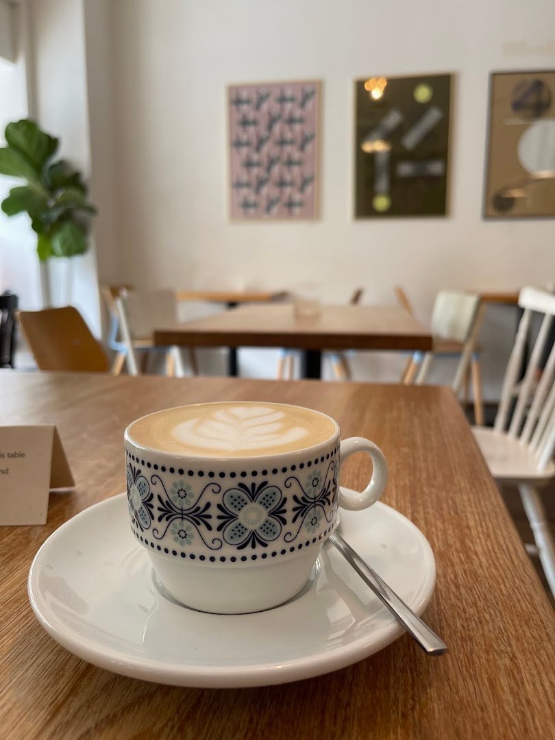 Coffee at SLOW Café, specialty coffee shop in Prague