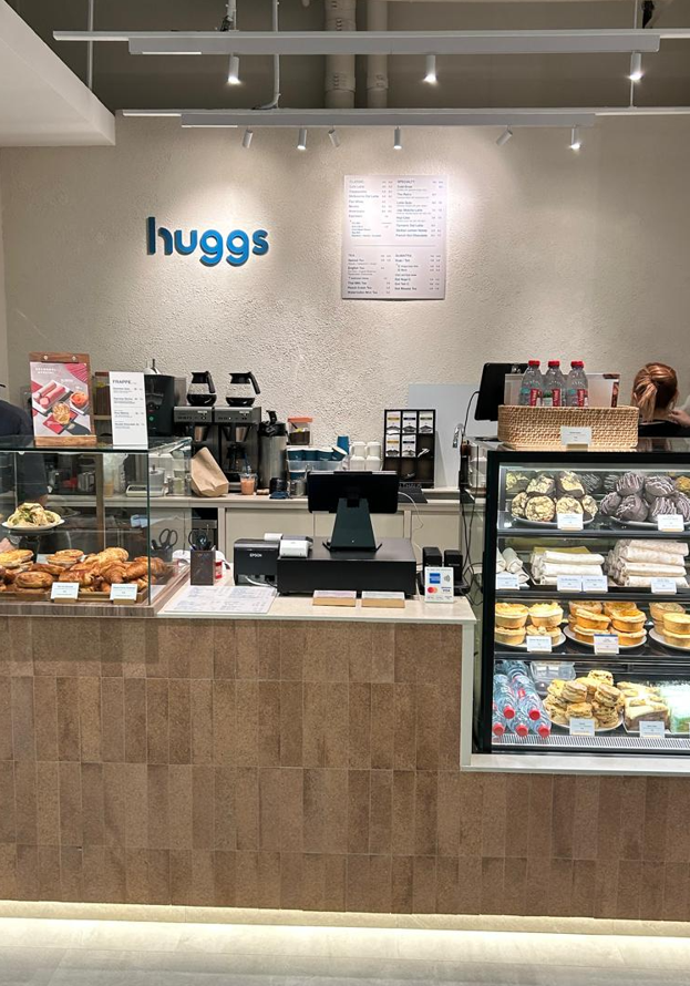 Interior of Huggs Coffee, specialty coffee shop in Singapore